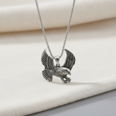 Eagle Necklace 24" Stainless Steel