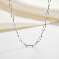 Cable Chain Necklace 16"-18" 18K