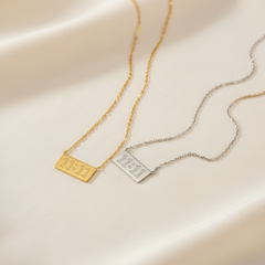 “11:11” Pendant Necklace 16"-18" 18K