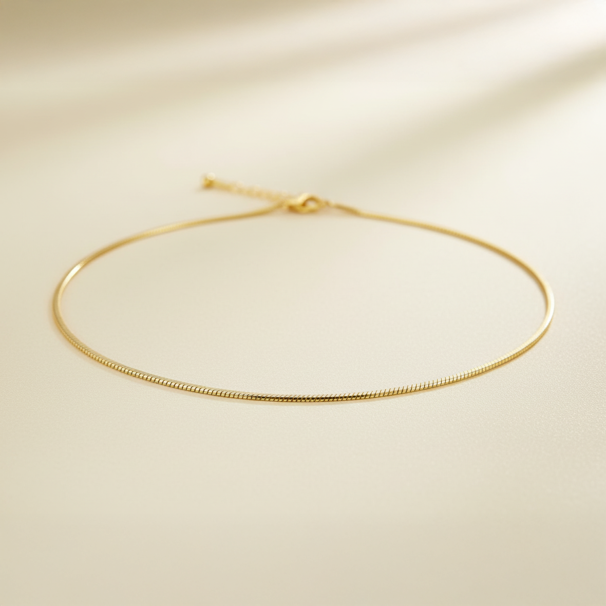 Snake Chain Necklace Gold