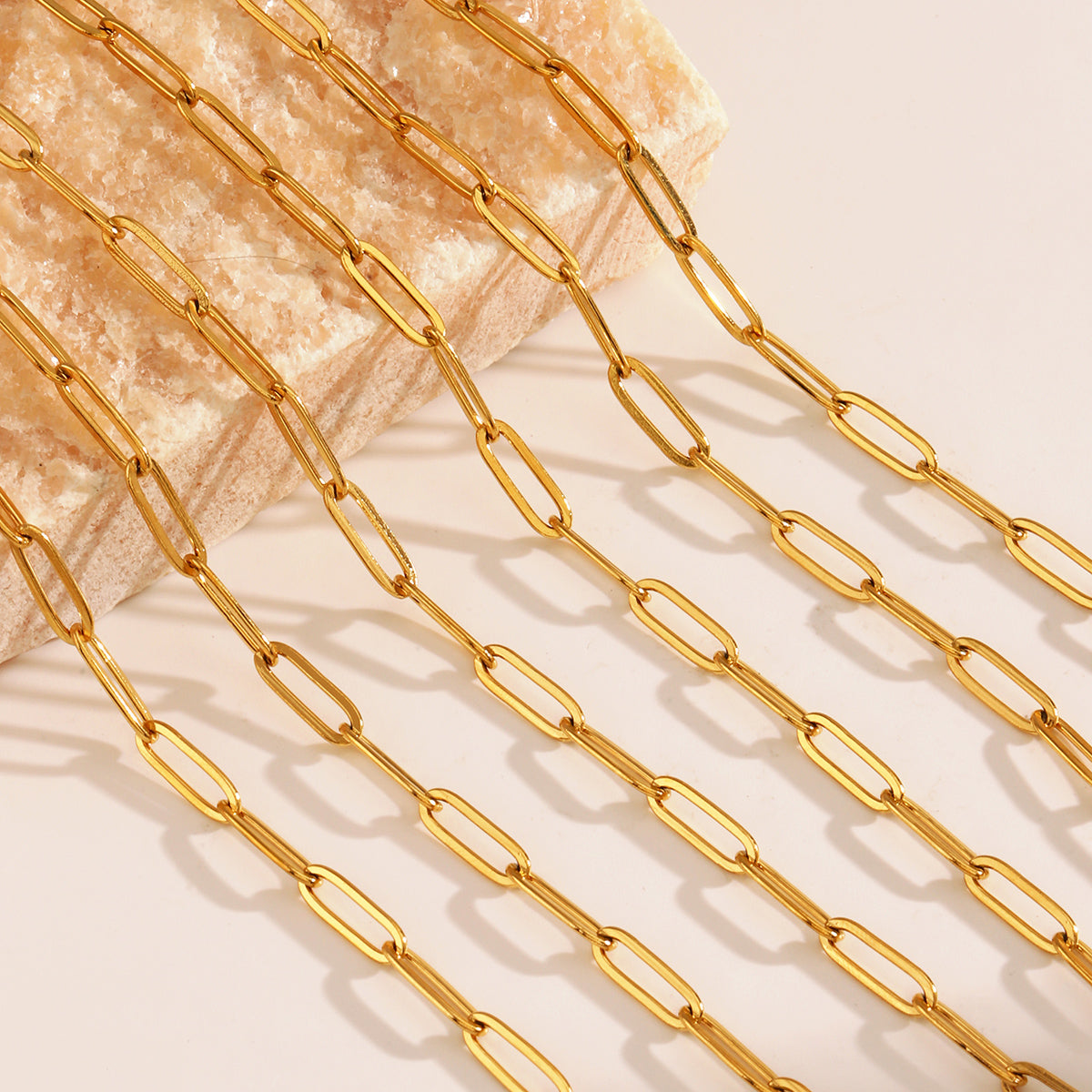 Cable Chain Necklace 18K - 16"