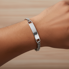 Cuban Link Bracelet with tag